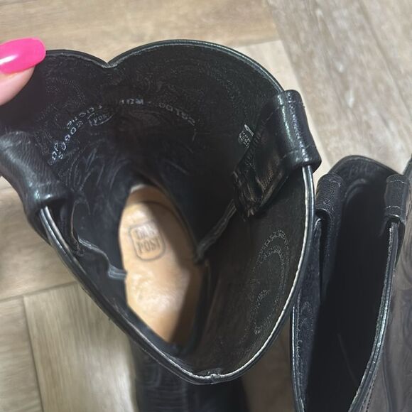 Dan Post Black Western Boots - Picture 7 of 8